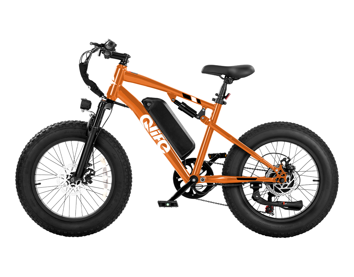 Racer 20x4.0'' Fat Tire 2.0 Electric Bike, Standard, Orange 4