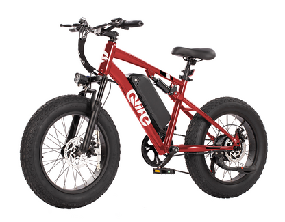 Racer 20x4.0'' Fat Tire 2.0 Electric Bike, Standard, Red