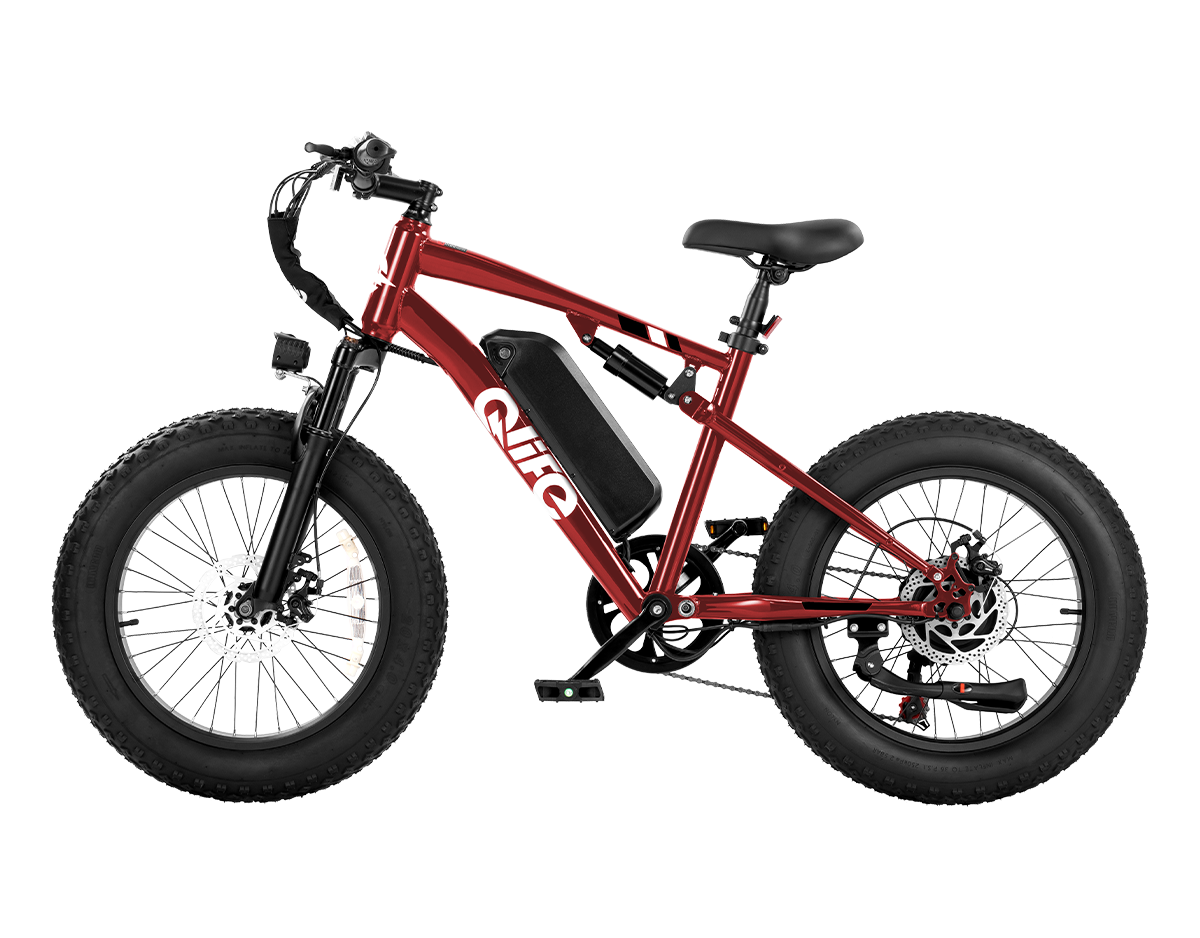 Racer 20x4.0'' Fat Tire 2.0 Electric Bike, Standard, Red 2