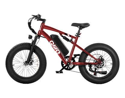 Racer 20x4.0'' Fat Tire 2.0 Electric Bike, Standard, Red 2