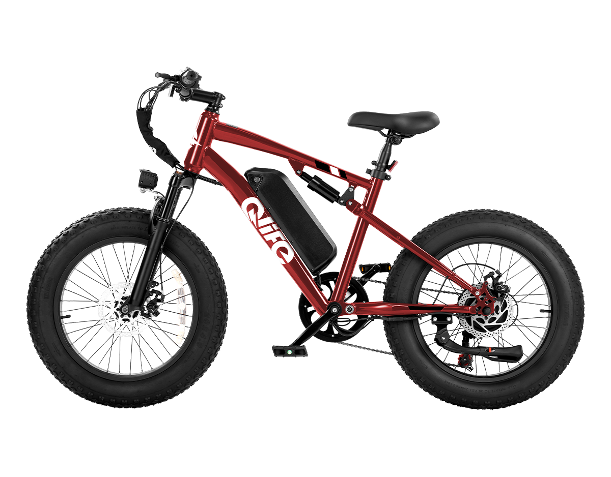 Racer 20x4.0'' Fat Tire 2.0 Electric Bike, Standard, Red 4