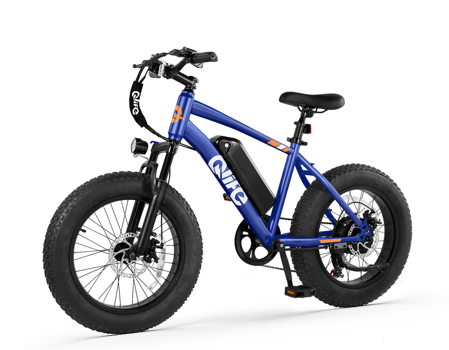 Racer 20x4.0'' Fat Tire Electric Bike For Adults, Standard, Navy 2