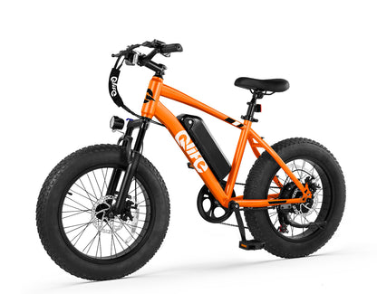 Racer 20x4.0'' Fat Tire Electric Bike For Adults, Standard, Orange 2