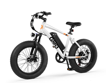 Racer 20x4.0'' Fat Tire Electric Bike For Adults, Standard, White 2
