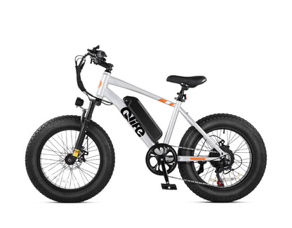 Racer 20x4.0'' Fat Tire Electric Bike For Adults, Standard, White 3