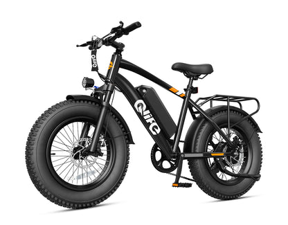 Racer 20x4.0'' Fat Tire Electric Bike For Adults, With Fenders & Rear Rack, Black 2