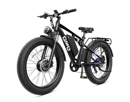 Racer Max Dual Motor 26x4.0'' Fat Tire Electric Bike for Adults, Standard, Black 4