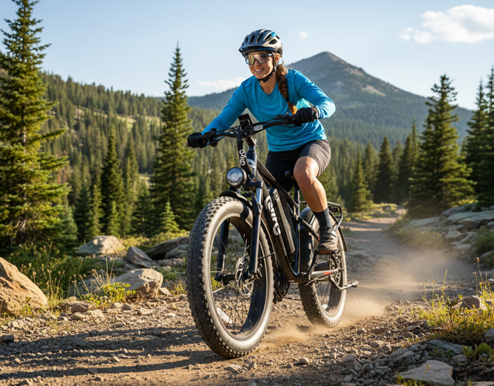 Racer Plus 26x4.0'' Fat Tire 2.0 Electric Bike For Adults