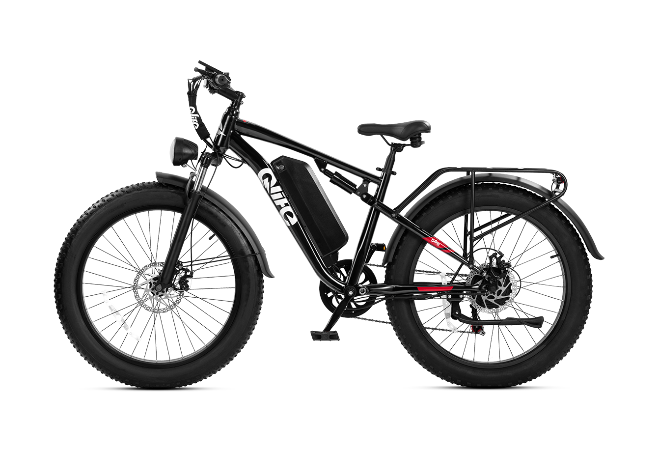 Racer Plus 26x4.0'' Fat Tire 2.0 Electric Bike For Adults, Standard, Black 6
