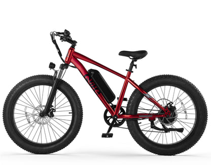 Racer Plus 26x4.0'' Fat Tire Electric Bike For Adults, Standard, Red