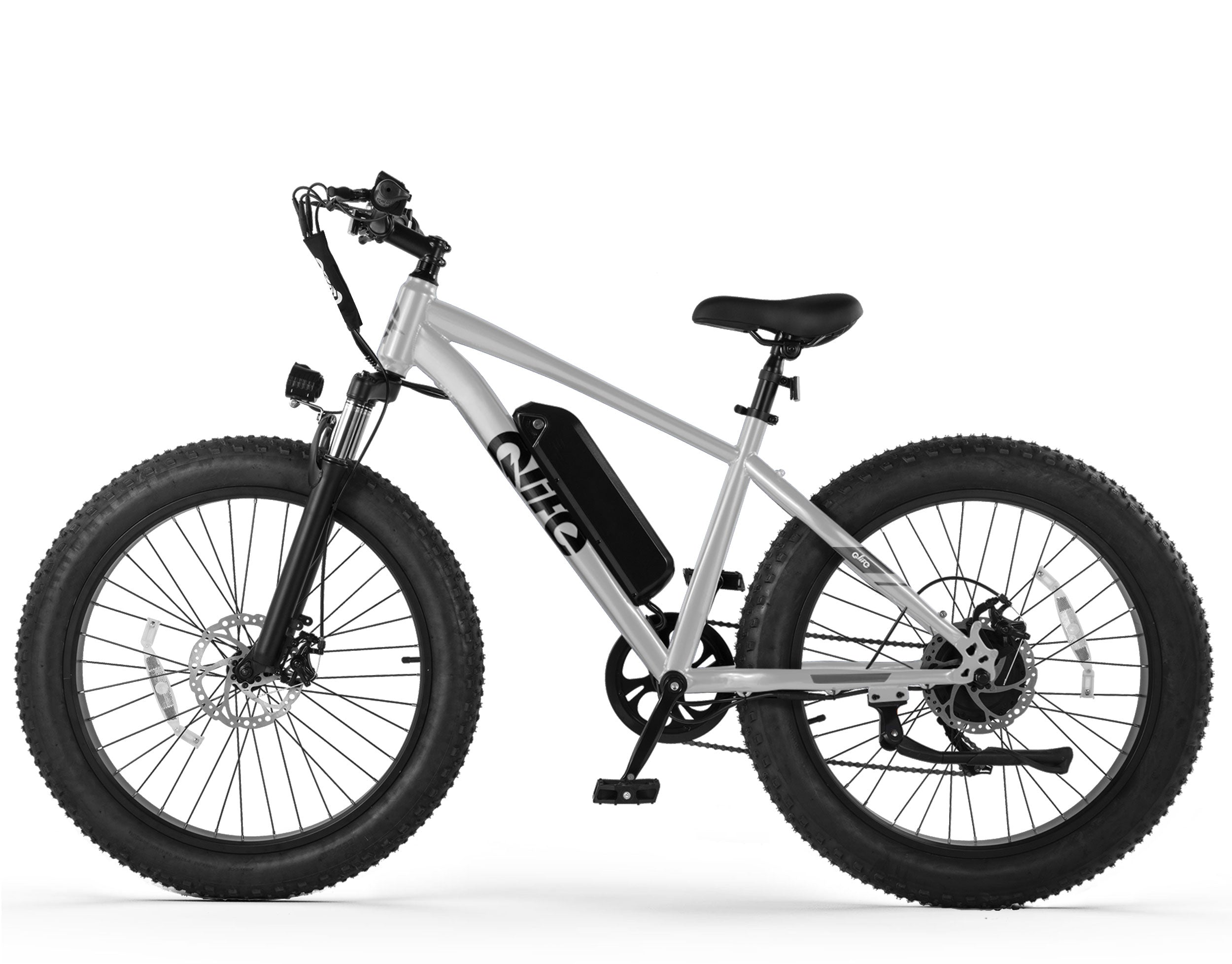 Racer Plus 26x4.0'' Fat Tire Electric Bike For Adults, Standard, Silver