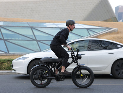 Spark 20x4.0"  Moped-Style  E-Bike, Lifestyle 2