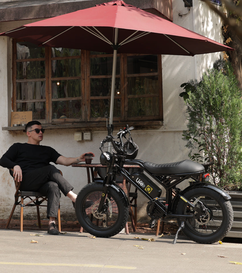 Spark 20x4.0"  Moped-Style  E-Bike, Lifestyle 6