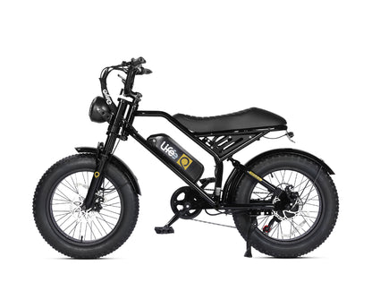 Spark 20x4.0"  Moped-Style  E-Bike, Standard, Black 6