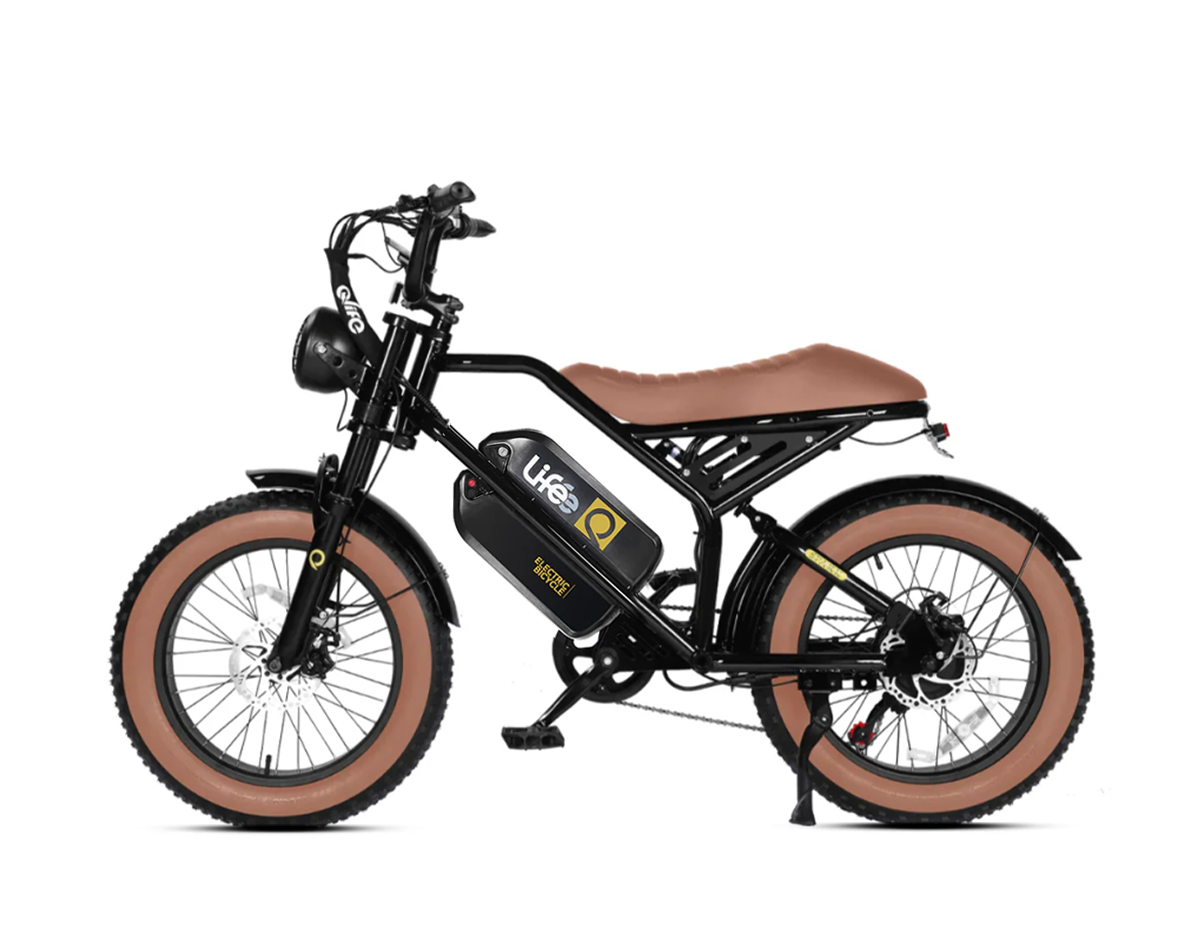 Spark 20x4.0"  Moped-Style  E-Bike, Standard, Brown 3