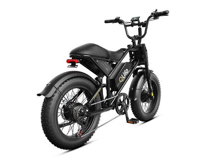 Spark Max Dual Motor 20x4.0" Hydraulic Brakes Moped-Style E-Bike, standard, black 3