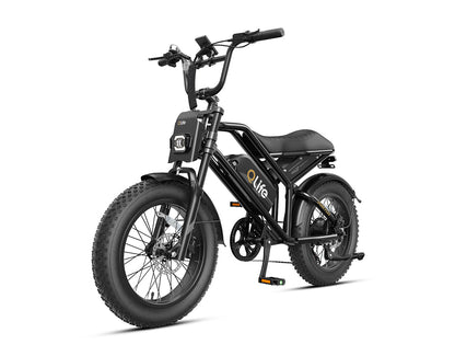 Spark Plus 20x4.0" Hydraulic Brakes Moped-Style E-Bike, Standard, Black 2