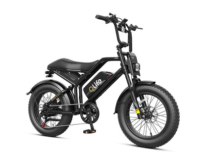 Spark Plus 20x4.0" Hydraulic Brakes Moped-Style E-Bike, Standard, Black 3