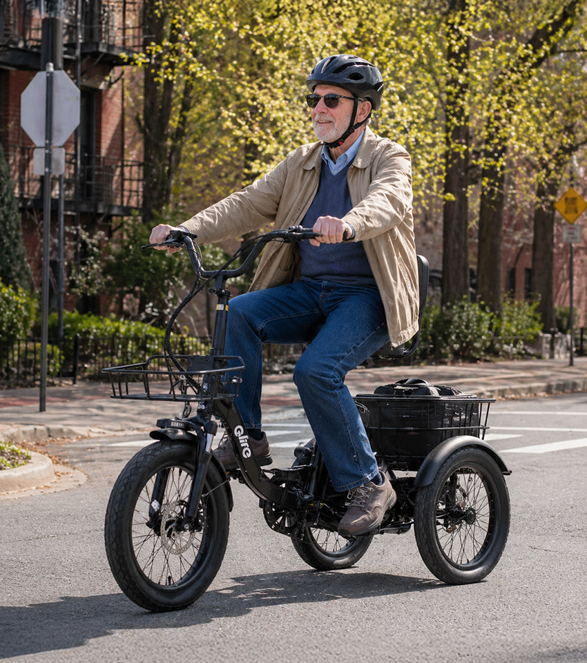 Triker 2.0 Folding 3 Wheels Electric Bike, Lifestyle 2