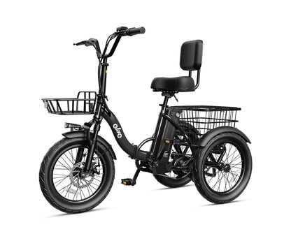 Triker 2.0 Folding 3 Wheels Electric Bike, Standard, Black 2