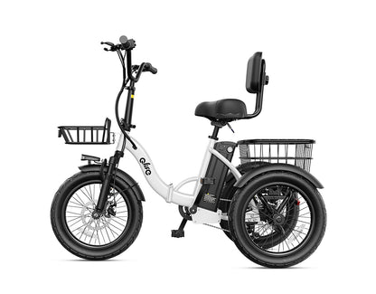 Triker 2.0 Folding 3 Wheels Electric Bike, Standard, White 2