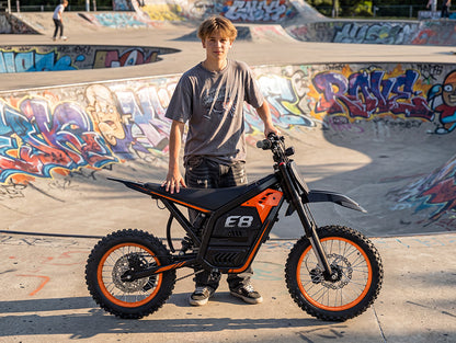 Vela E8 Electric Dirt Bike for Teens & Adults, Lifestyle 2