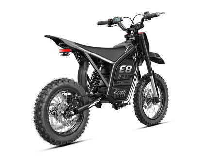 Vela E8 Electric Dirt Bike for Teens & Adults, Standard, Black 3