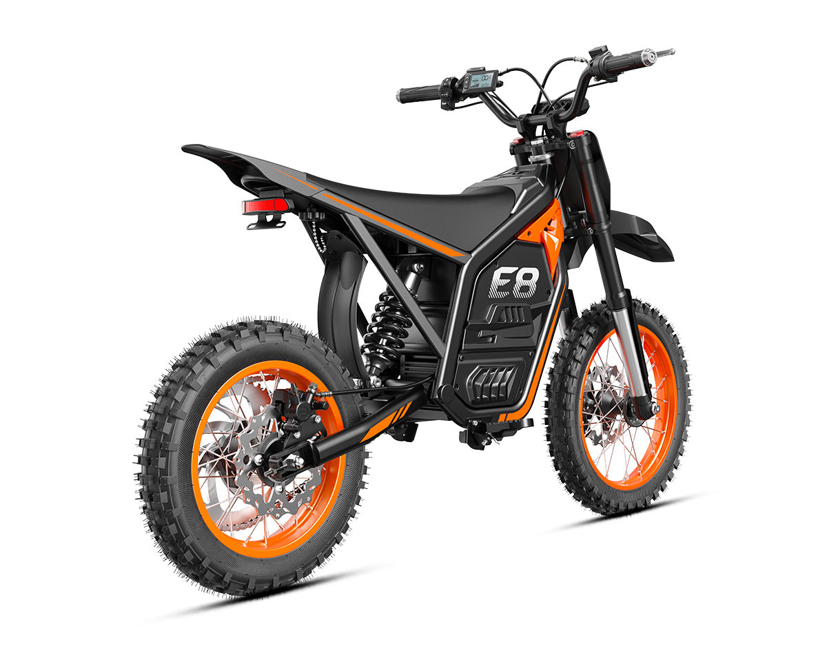 Vela E8 Electric Dirt Bike for Teens & Adults, Standard, Orange 5
