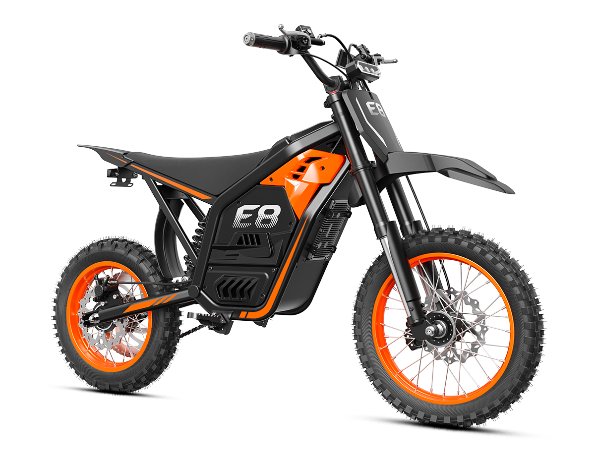 Vela E8 Electric Dirt Bike for Teens & Adults, Standard, Orange 6