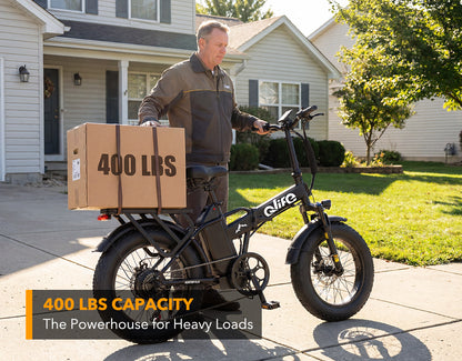 Hunter Plus All-Terrain Folding Electric Bike for Adults