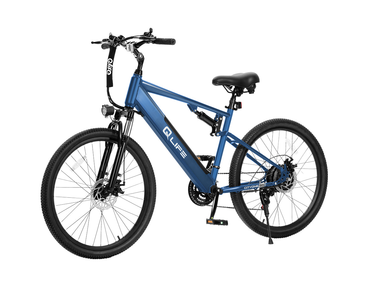 Cityone Step Over Ultra Full Suspension Mountain eBike for Adults
