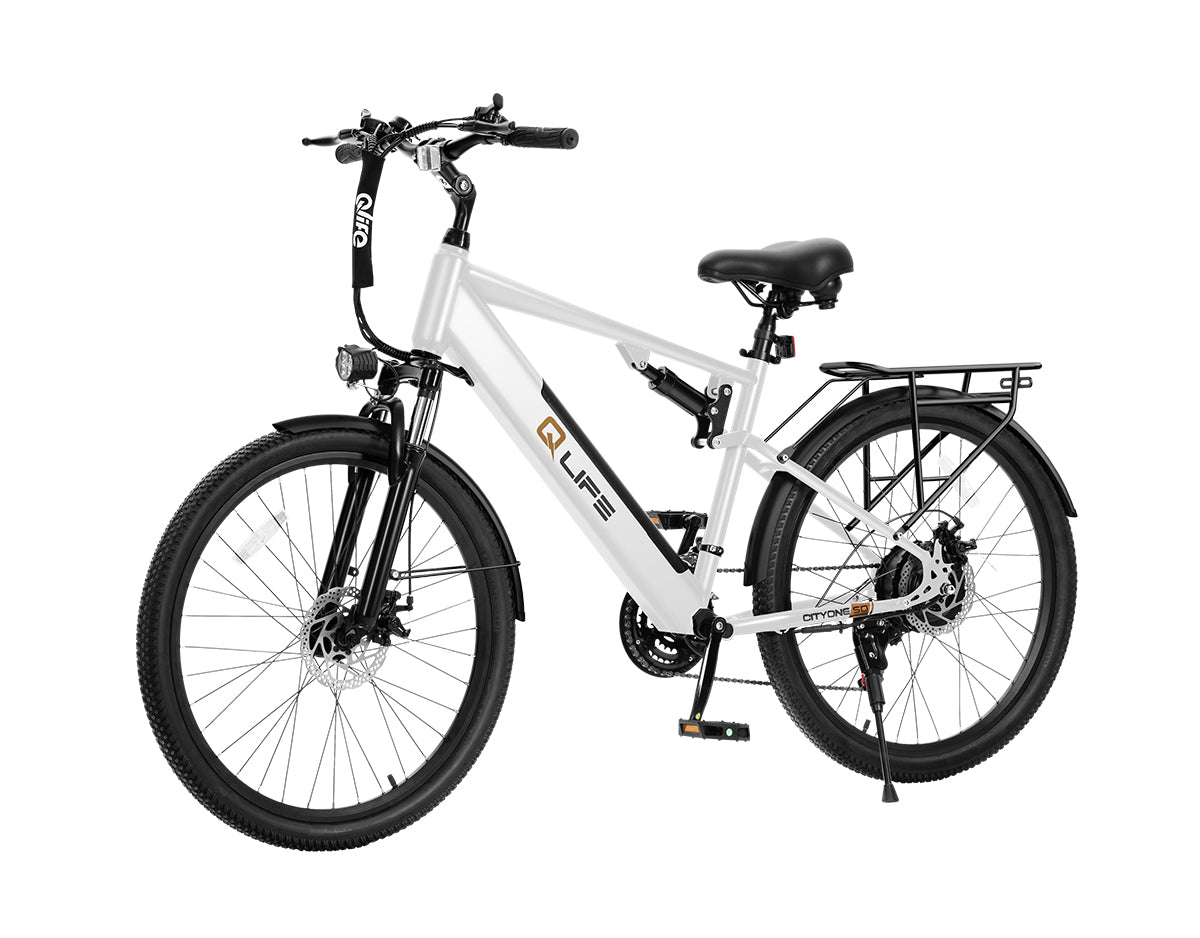 Cityone Step Over Ultra Full Suspension Mountain eBike for Adults
