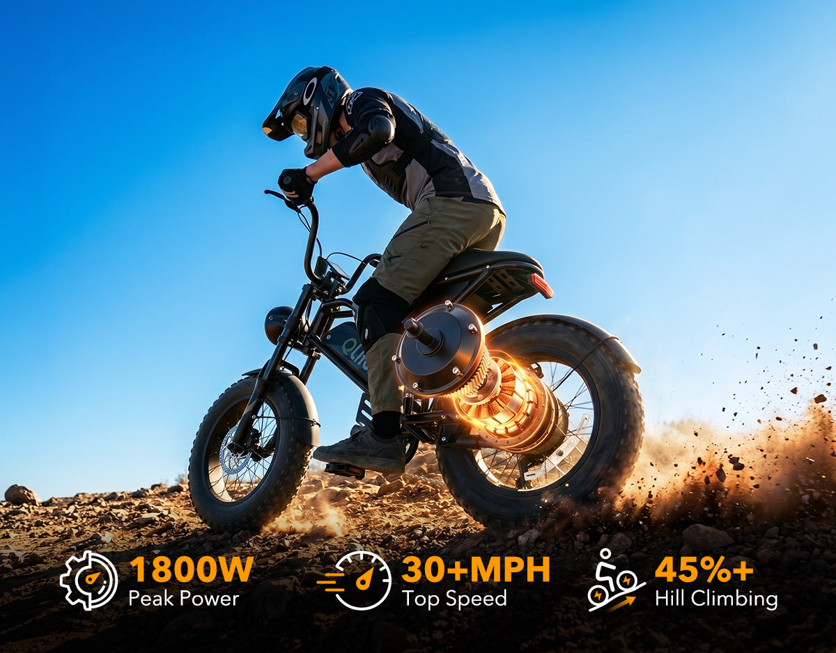 Spark D2 16x4.0" Moped-Style E-Bike