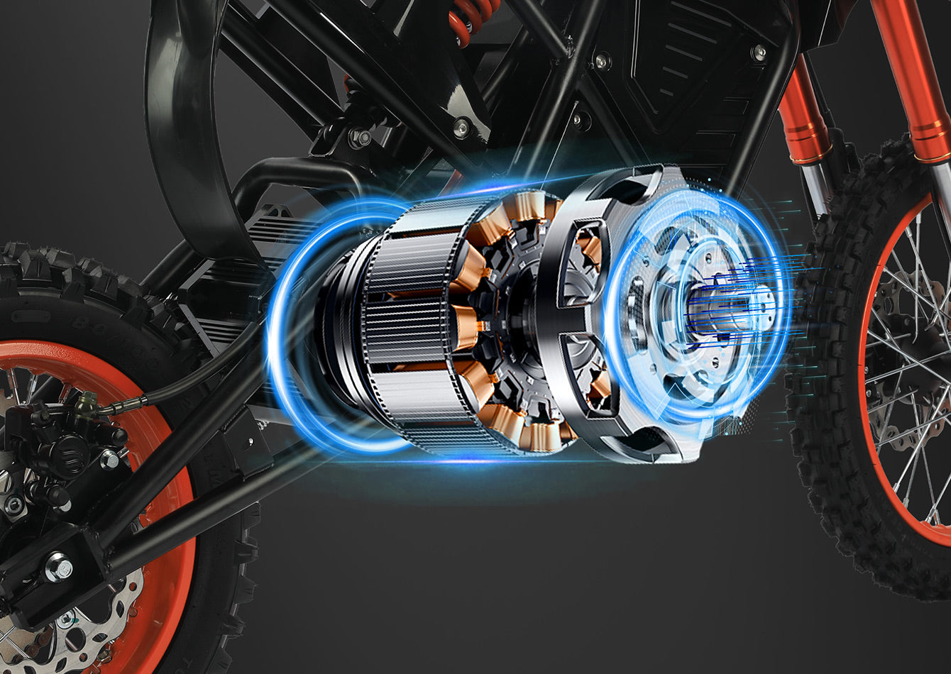 3500W Peak Motor, Up to 37MPH