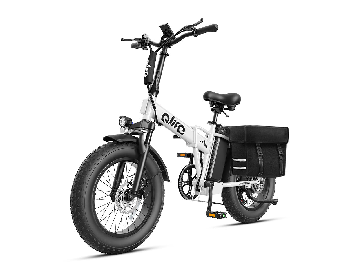 Hunter Plus All-Terrain Folding Electric Bike for Adults