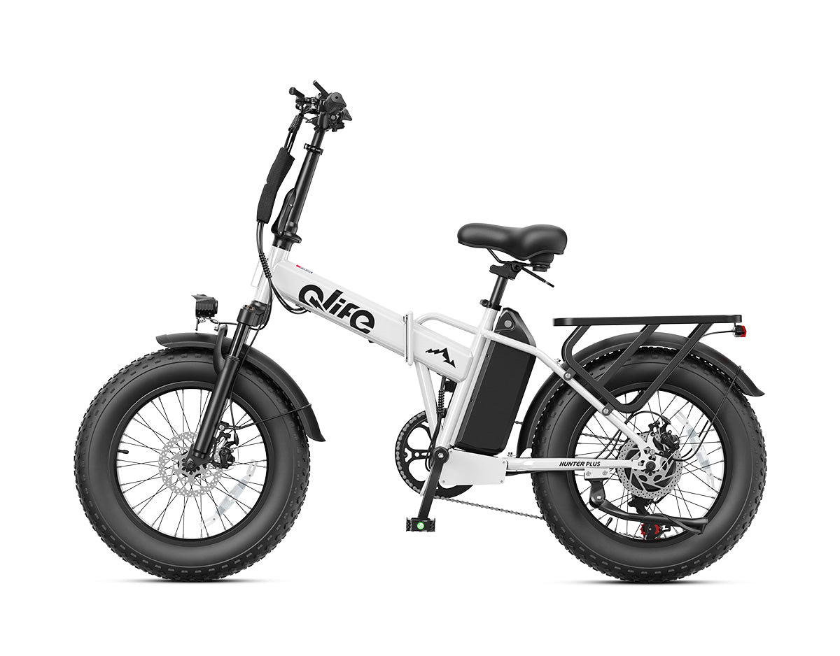 Hunter Plus All-Terrain Folding Electric Bike for Adults